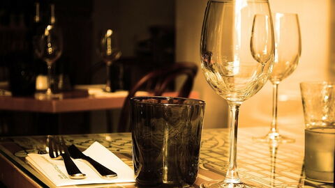 Gedeckter Tisch