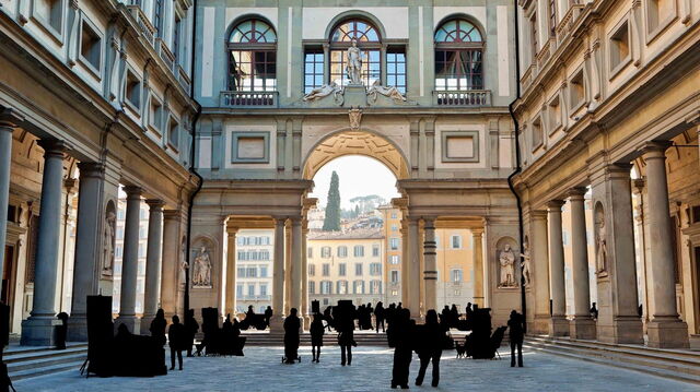Uffizi, Außenbereich