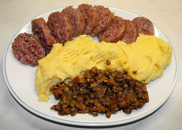 Cotechino, traditionelles Neujahrs Gericht