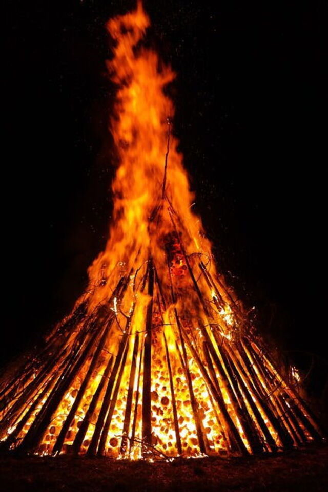 Neujahrs Feuer