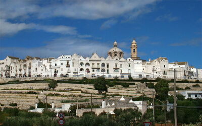 Blick auf Locorotondo