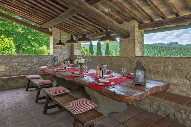 Il Fienile, Veranda