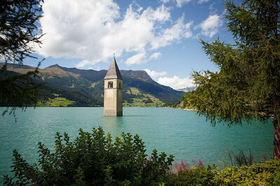 Reschensee, Turm