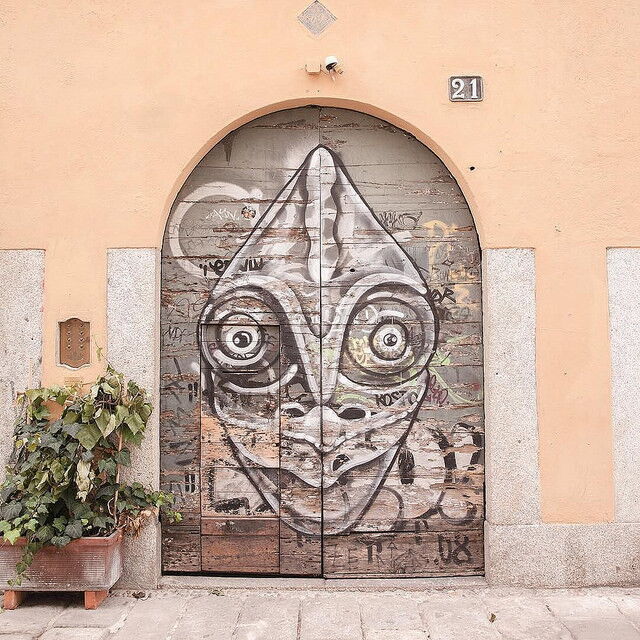 Straßenkunst, Milan