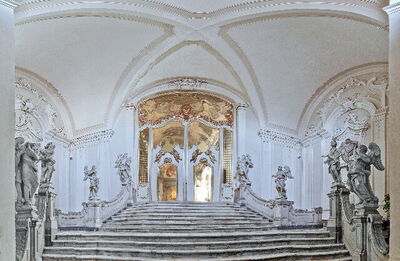 Interieur der St. Benedikt Kirche
