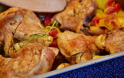 Betrunkenes Hähnchen