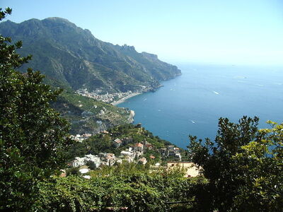 Die Küste von Ravello