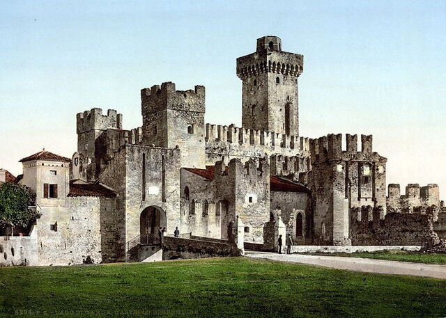 Scaliger Burg, 1900