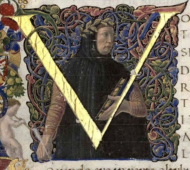 Manuskript Abbild von Petrarch