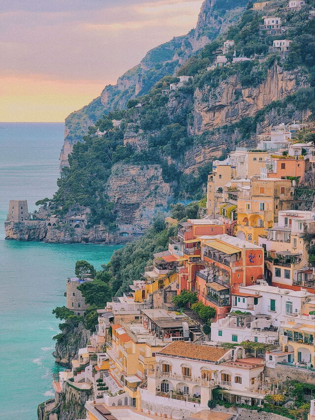 Ein Amalfi Sonnenuntergang