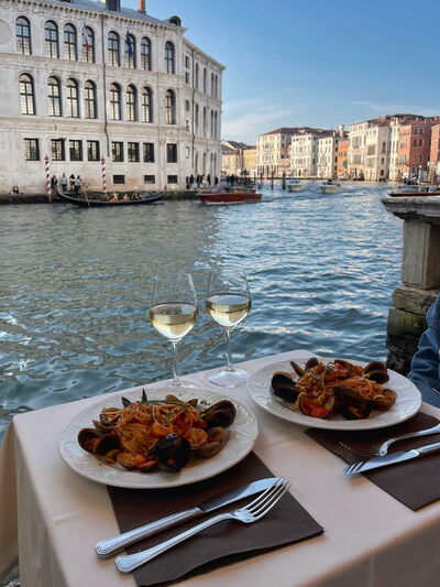 Essen in Venedig