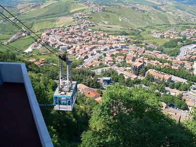 Seilbahn in San Marino