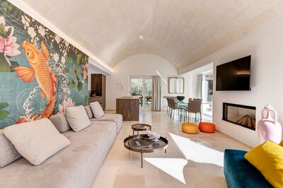 Trullo Brenda, Wohnzimmer