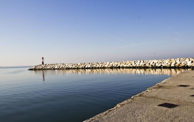 das Meer in Rimini