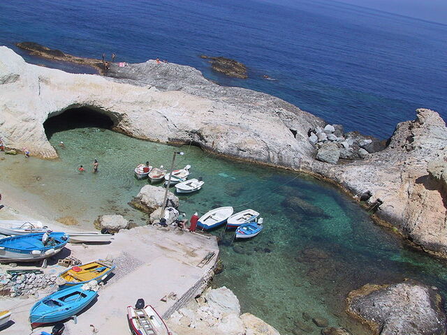 Der natürliche Hafen von Ponza