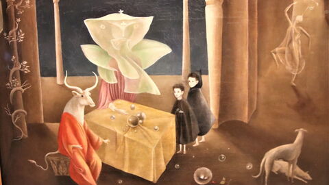 Leonora Carrington. Und dann sahen wir die Tochter des Minotaurus