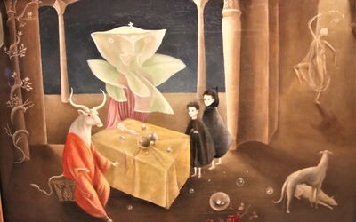 Leonora Carrington. Und dann sahen wir die Tochter des Minotaurus