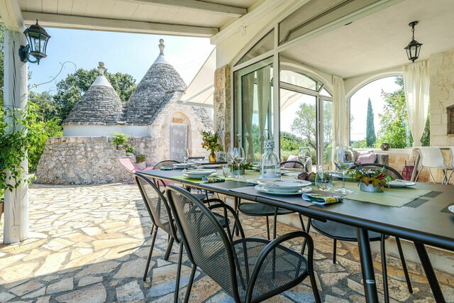 Trullo Petrelli, Essbereich