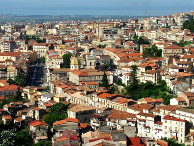 Blick auf Lamezia Terme