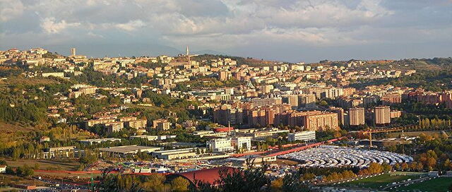 Ansicht auf die Stadt Perugia