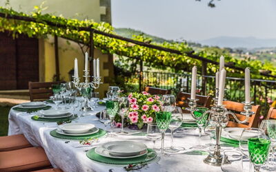 Speisen im Palazzo Rosadi