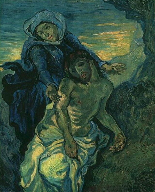 Pietà (nach Delacroix)