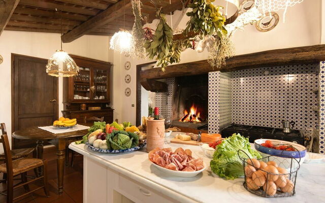 Die Küche der La Casa di San Romolo
