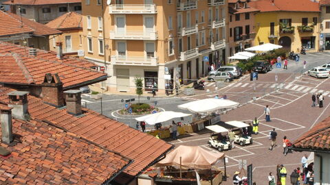 Hauptplatz in Candelo