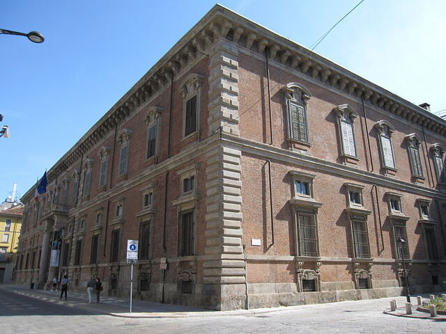 Sicht auf die Kunstgalerie von Brera