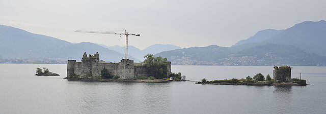 Blick auf Castelli di Cannero
