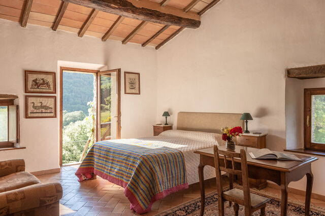 Villa Amiata, Schlafzimmer