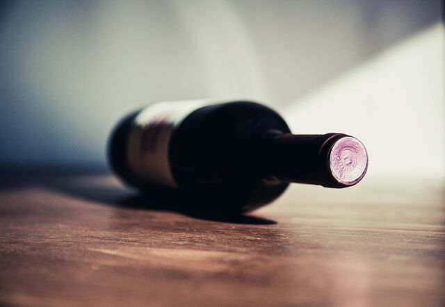 Flasche Wein