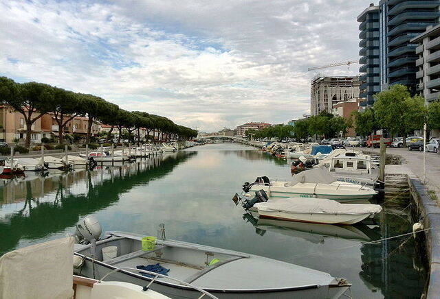 Der Ort Grado auf der Insel Grado