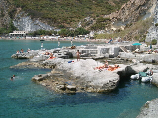 Strand auf einer der pontinischen Inseln