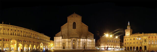 Piazza Maggiore in Bologna