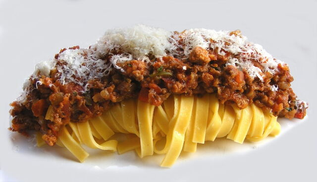 Bolognaise mit Tagliatelli