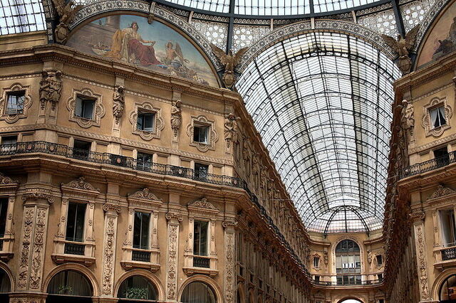 Innenraum der Galleria Vittorio Emanuele