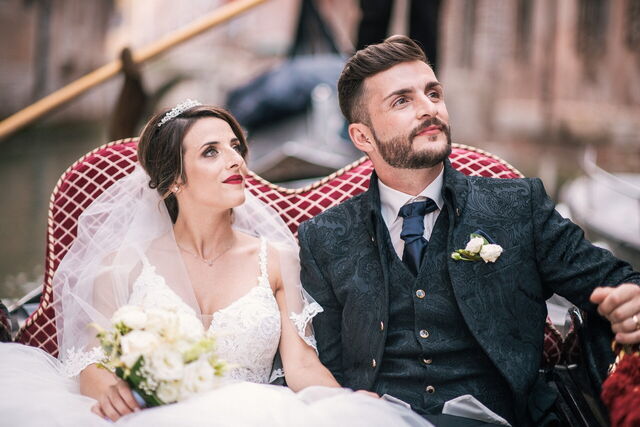 Hochzeitsfotos in Venedig