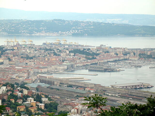 Blick über Trieste