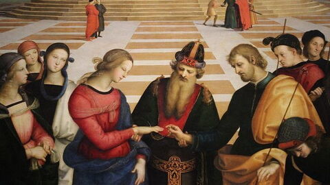 Die Hochzeit der Jungfrau von Raphael