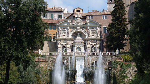 Ansicht der Villa d'Este