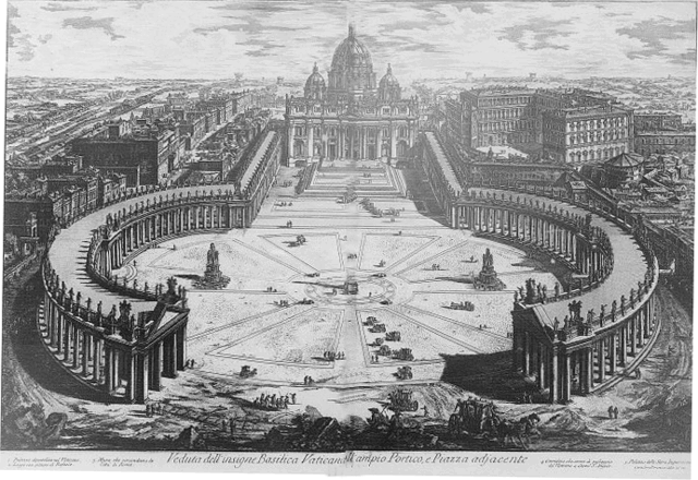 St. Peters Platz, Piranesi