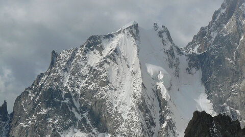 Blick auf Aiguille Blanche de Peuterey