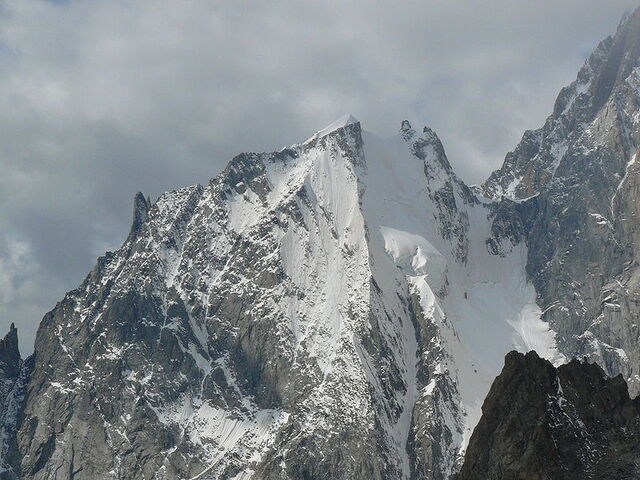Blick auf Aiguille Blanche de Peuterey