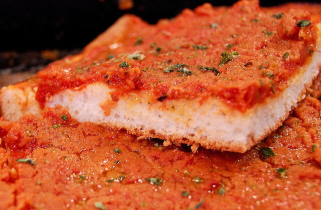 Sizilianische Pizza