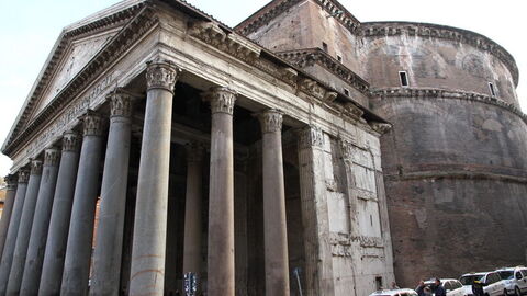Blick auf das Pantheon