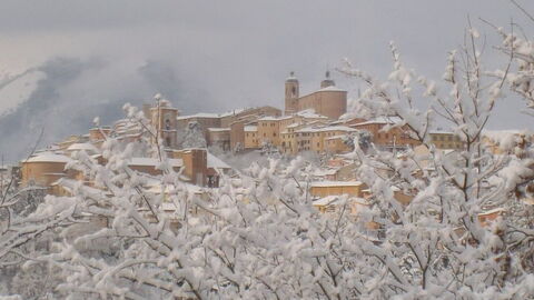 Camerino im Schnee