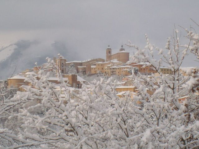 Camerino im Schnee