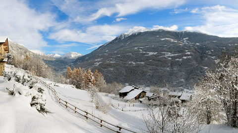 Die Landschaft um das Chalet Anna