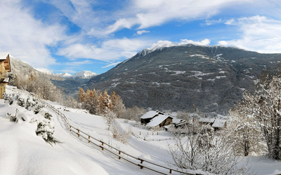 Die Landschaft um das Chalet Anna